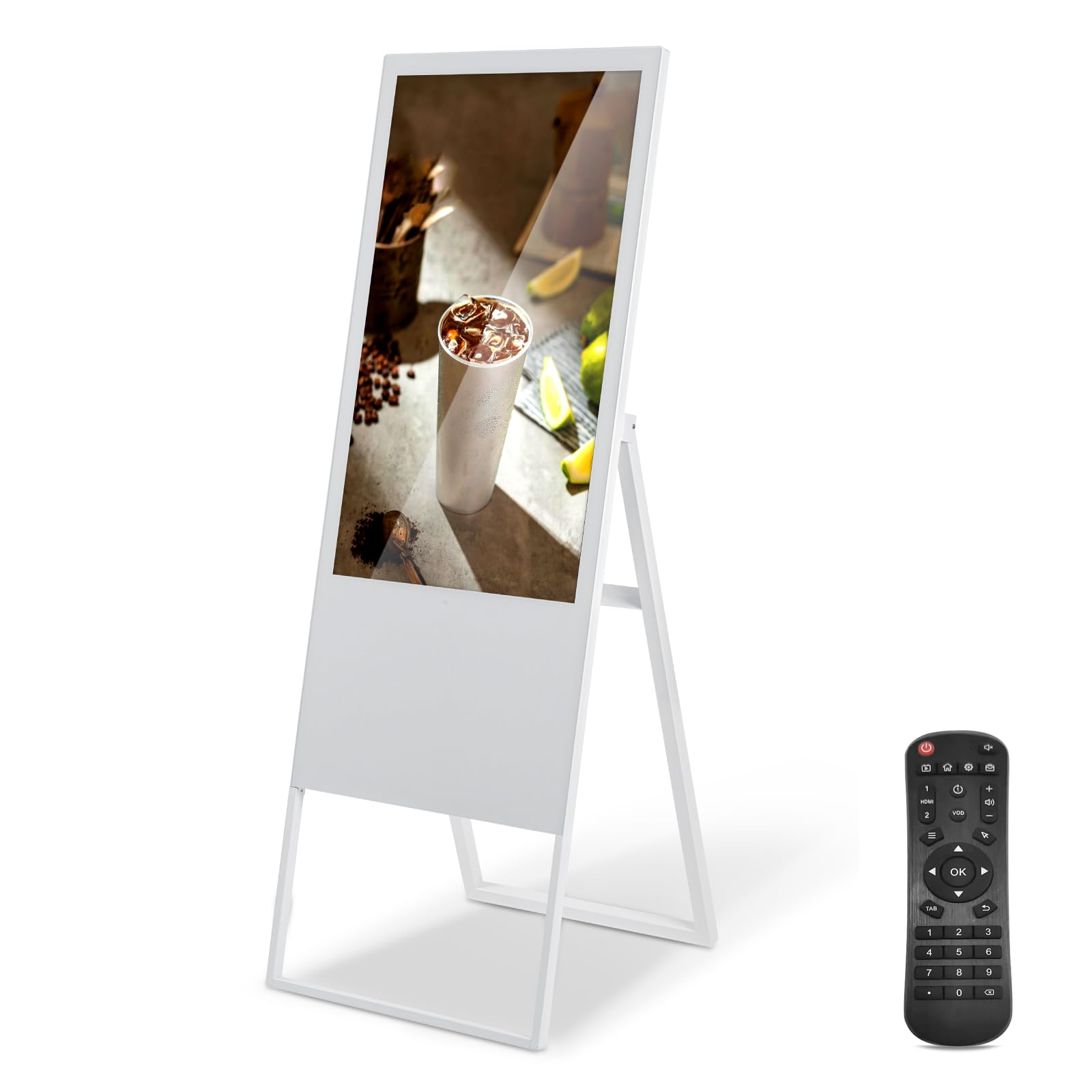 Amazon | 【弥生日和】デジタルサイネージ スタンド看板 A型 看板 43型